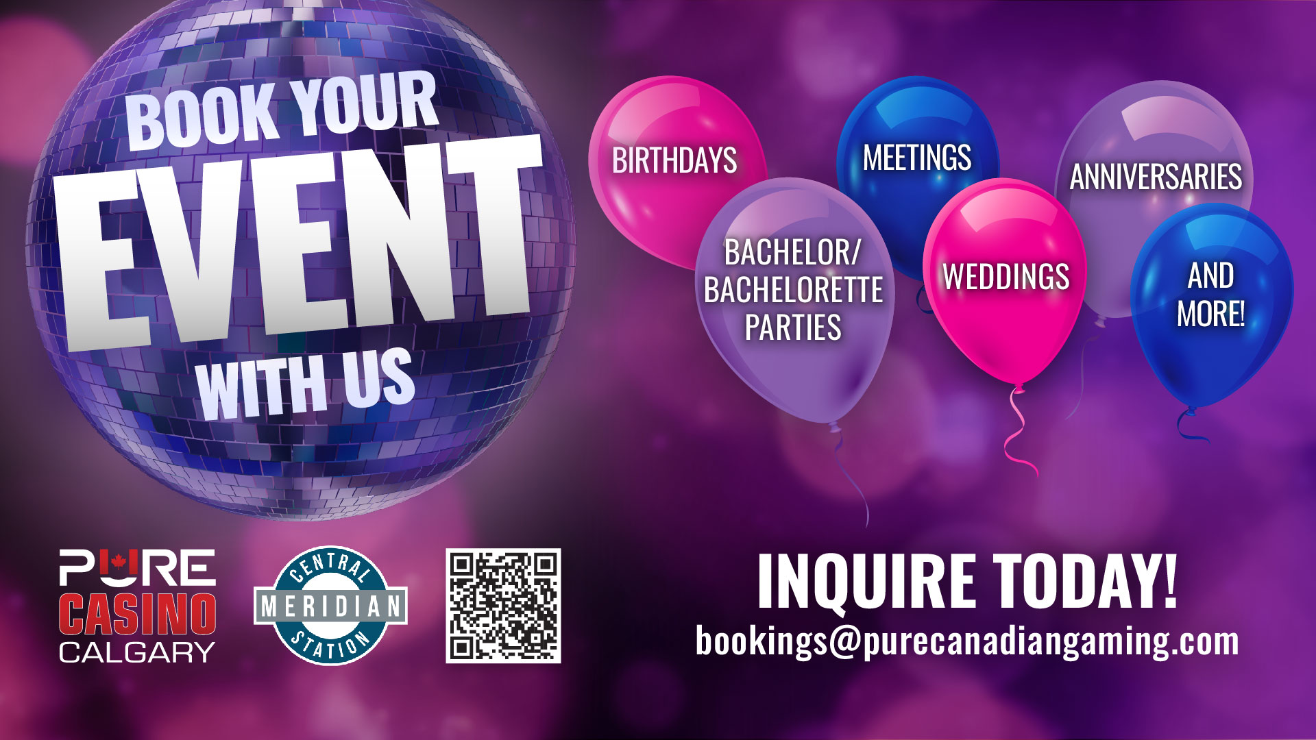 Book Your Event